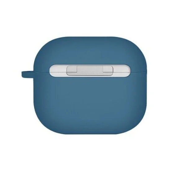 Uniq Nexo Active Hybrid Silicone Airpods 4Th Gen Case With Sports Ear Hooks - Blue